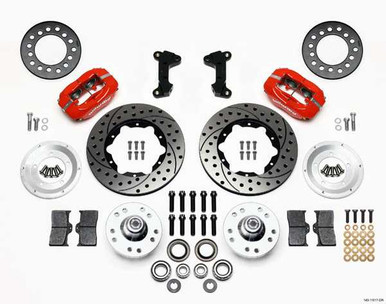 Front Brake Kit Mustang II 74-78 11in Drilled WIL140-11017-DR