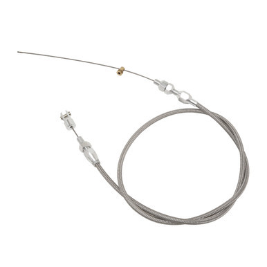 RACING POWER CO-PACKAGED 48in Universal EFI Throttle Cable Stainless RPCR2344