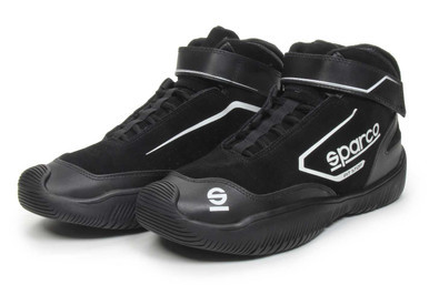 SPARCO Shoe Pit Stop 2 Size 10.5 Black SCO0012PS2105NR