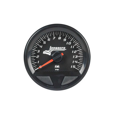 LONGACRE Waterproof SMI Fuel Pressure Gauge 0-15psi LON52-46742