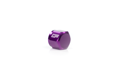 COLOR FITTINGS -12 AN CAP / BLOCKOFF  - BLACK COFFCO-12-000-000-BL