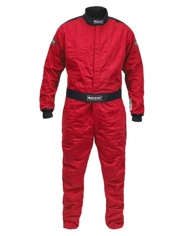 ALLSTAR PERFORMANCE Driving Suit SFI 3.2A/5 M/L Red Medium Tall ALL935073