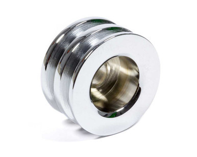 POWERMASTER Pulley 2V Chrome 2 5/8in OD PWM112