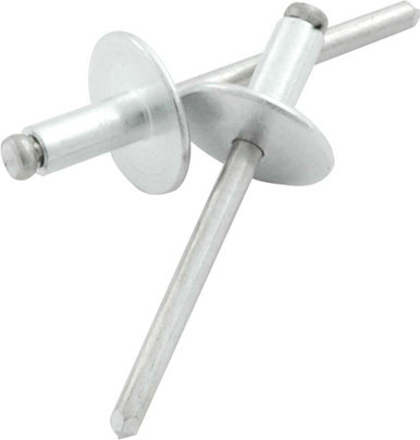 ALLSTAR PERFORMANCE Lg Hd Rivet Silver 250pk ALL18149
