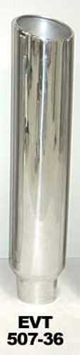 PYPES PERFORMANCE EXHAUST Exhaust Stack 5in x 7in 36in L Polished PYPEVT507-36