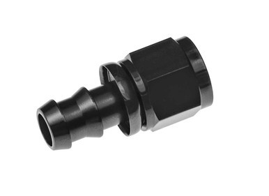 REDHORSE PERFORMANCE 12AN Push Lock Hose End Black STR RHP2000-12-2