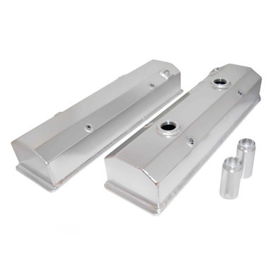 RACING POWER CO-PACKAGED FABRICATED SB CHEVY CIRC LE TRACK VALVE COVERS PR RPCR6240
