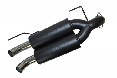 GIBSON EXHAUST Polaris UTV Dual Exhaust Black Ceramic GIB98014
