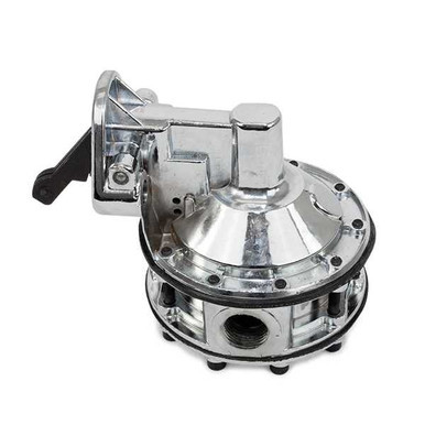 Top Street Performance Top Street Performance Mechanical Fuel Pump; Six Valve 130 GPH 12-16 PSI SBC (262-400); Chrome TSPJM1037C