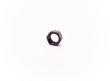COLOR FITTINGS -04 AN FITTING BULKHEAD NUT  - BLACK COFBHF-04-N00-000-BL
