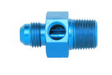 AEROQUIP #6 to 3/8in NPT Str Adpt w/ 1/8in NPT Port AERFCM2277