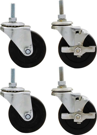 ALLSTAR PERFORMANCE Wheel Kit 3in Standard Duty Locking ALL10163