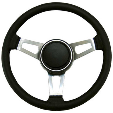 Classic Steering Wheel Black Leather GRT1004