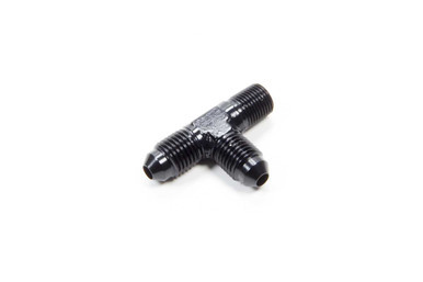 AEROQUIP Alum Run Tee #4 Flare 1/8in Black AERFCM5124