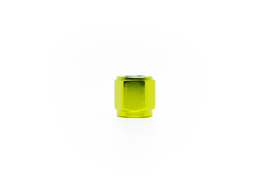 COLOR FITTINGS -04 AN FITTING - 1/4" TUBE NUT  - GREEN COFHTN-04-014-000-GR