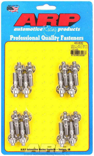 ARP S/S Stud & Nut Kit (16) 8mm x 1.25in x  38mm  ARP400-8032