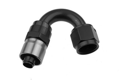 REDHORSE PERFORMANCE 6AN Crimp Style Hose End Black 150 RHP7150-06-2
