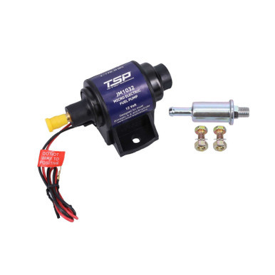 Top Street Performance Top Street Performance Micro Electric Fuel Pump; 35 gph; 4-7 PSI; Gasoline; with Filter; Carburetor TSPJM1032