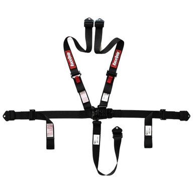 RACEQUIP HARNESS 5PT L&L 2IN P/U LAP BLACK SFI 16.1 RQP809009