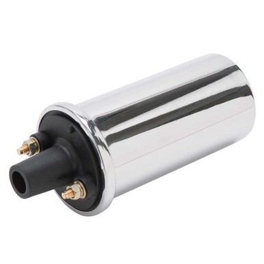 EDELBROCK Max-Fire Ignition Coil Oil Filled - Chrome EDE22740