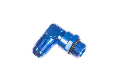 6AN Male to 6AN ORB Male Swivel 90deg Blue RHP1690-06-06-1
