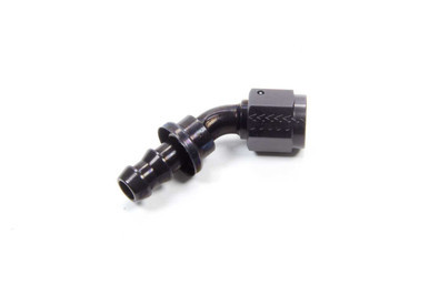 AEROQUIP #6 45 Degree Socketless Black AERFBL1522