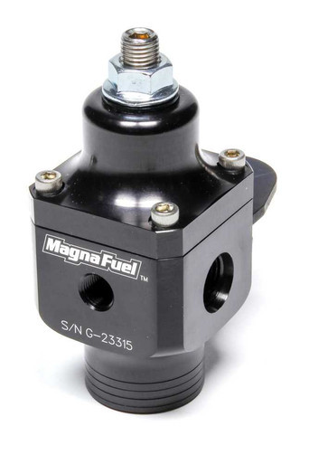 MAGNAFUEL/MAGNAFLOW FUEL SYSTEMS 2-Port Fuel Regulator w/ #10an Inlet/#6an Outlets MRFMP-9633-BLK