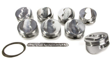 JE PISTONS SBC DOMED PISTON SET 4.185 BORE +10.9CC
