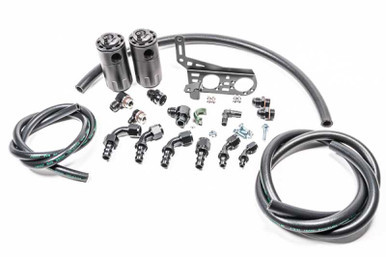Radium Engineering Dual Catch Can Kit Gallardo LP Fluid Lock - 20-0859-FL
