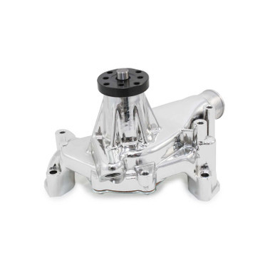 Top Street Performance Top Street Performance Mechanical Water Pump; Aluminum; Chrome; Chevrolet Small Block Long Neck TSPHC8012C
