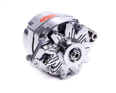 POWERMASTER Polished Delco 150amp Alternator 1 Wire PWM67293