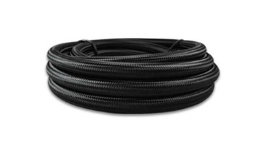 VIBRANT PERFORMANCE 10FT ROLL OF BLACK NYLON BRAIDED FLEX HOSE -6AN VIB18966