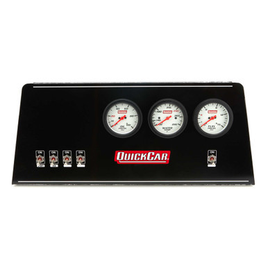 QUICKCAR RACING PRODUCTS DASH PANEL NE MOD EXT OP/WT/FP SINGLE IGN QRP61-812-038
