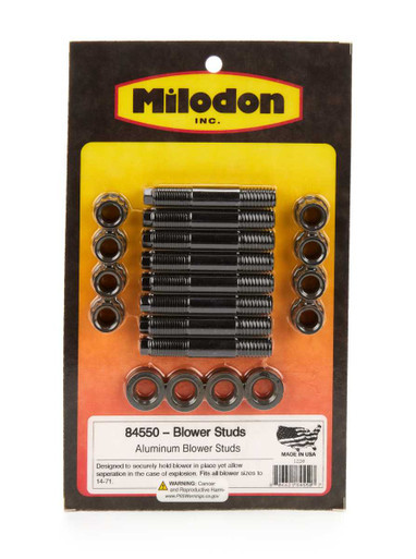 MILODON Aluminum Blower Studs MIL84550