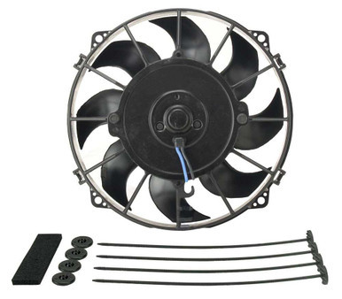 DERALE 8in Tornado Electric Fan w/Standard  Mounting Kit DER16618
