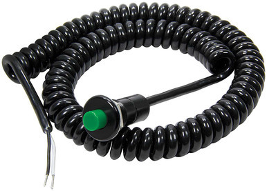 ALLSTAR PERFORMANCE Remote Button w/Cord Sm Green Button ALL80180
