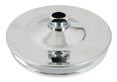 RACING POWER CO-PACKAGED Power Steering Pulley GM Chrome RPCR8941