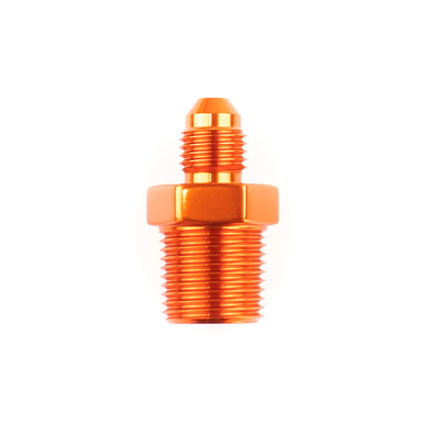 COLOR FITTINGS 6AN FLARE TO 1/4" NPT  - ORANGE COFF2N-06-014-000-OR