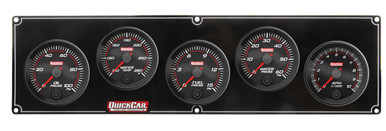 QUICKCAR RACING PRODUCTS REDLINE 4-1 GAUGE PANEL OP/WT/FP/WP W/2-5/8 TACH QRP69-4256