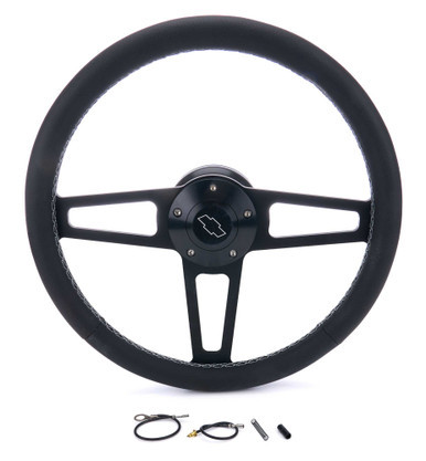 T Series Blk Wheel CHEV Logo/Install Kit GRT1916