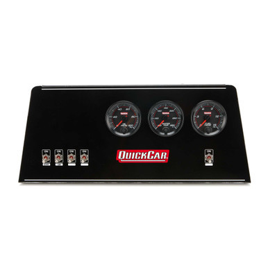 QUICKCAR RACING PRODUCTS NE MOD DASH PANEL RDLINE OP/WT/FP SNG IGNITION QRP69-812-038