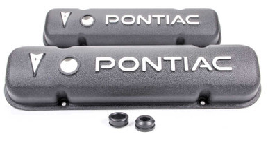 RACING POWER CO-PACKAGED PONTIAC ALUM V/C BLACK W/PONTIAC LOGO RPCR6520