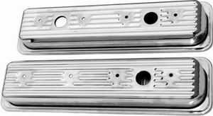 RACING POWER CO-PACKAGED Chrome 87-Up Chevy 5.0L -5.7L OEM Valve Covers RPCR9702