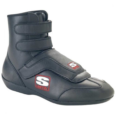 SIMPSON SAFETY Sprint Shoe 9-1/2 Black SFI SIMSP950BK