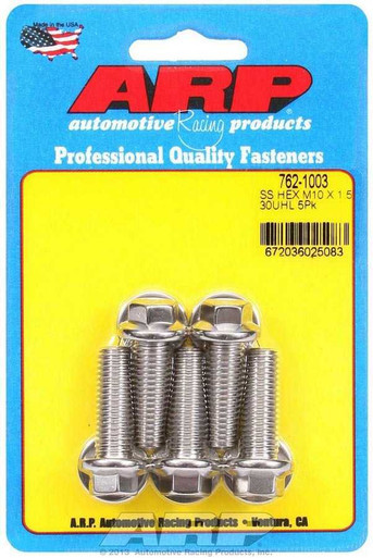 S/S Bolt Kit - 6pt. (5) 10mm x 1.5 x 30mm  ARP762-1003