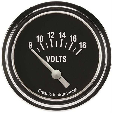 Hot Rod Volt Gauge 2-5/8 Short Sweep CLAHR230SLF