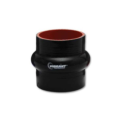 VIBRANT PERFORMANCE 2-1/2in Silicone Hump Hose Black VIB2732