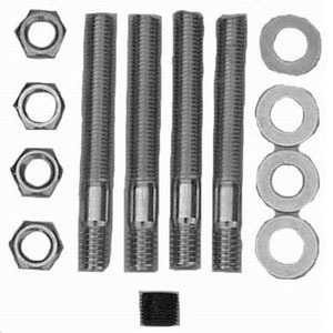 RACING POWER CO-PACKAGED Carb Adapter Hardware K it 3In Stud 5/16In Tread RPCR0977