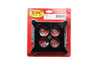 RACING POWER CO-PACKAGED 1IN PHENOLIC CARB SPACE R- PORTED RPCR9134