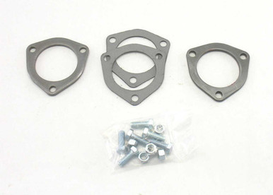 PATRIOT EXHAUST Collector Flanges - 1pr 3-Bolt 2-1/2in Dia. PEPH7259